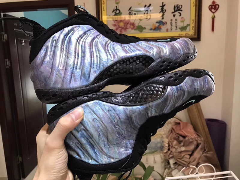 Authentic Nike Air Foamposite One PRM Abalone(fit half size smale)